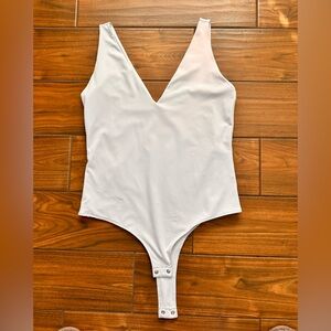 ReoRia White Bodysuit
